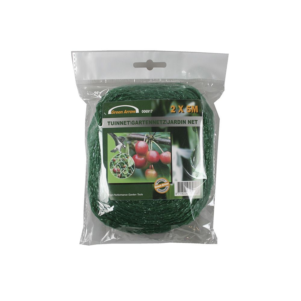 REDE DE PROTEÇÃO CONTRA PÁSSAROS IDEAL PARA ÁRVORES FRUTÍFERAS, 2 x 5 m