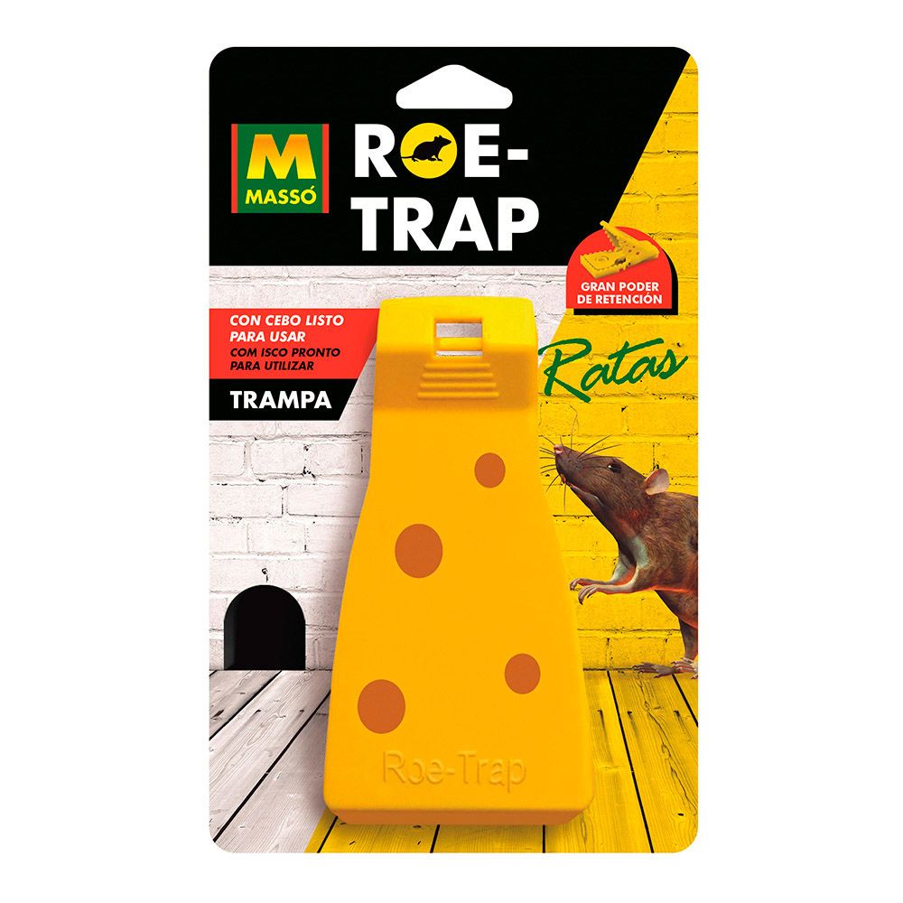 RATOEIRA COM ISCA PARA OVAS DE 14 x 7 x 7,5 cm
