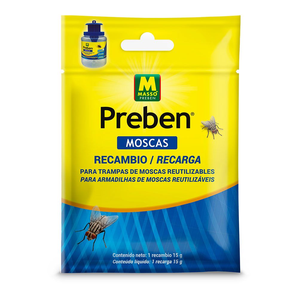MINITRAP XL E ARMADILHA PARA MOSCAS DE REPOSIÇÃO, 15 g