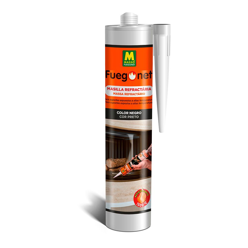 MASSA REFRACTÁRIA PRETA 300 ml