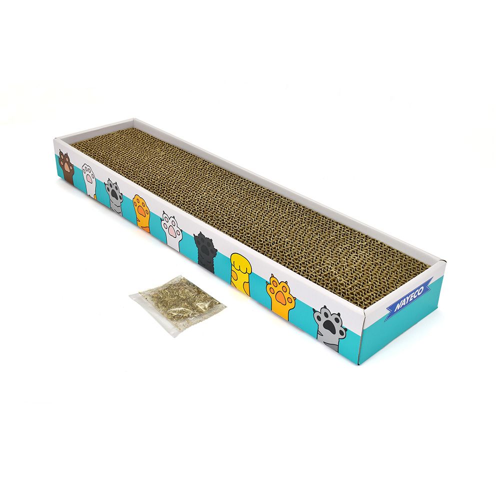 ARRANHADOR PARA GATOS COM CATNIP TABY CAT 48 x 13 x 5 cm