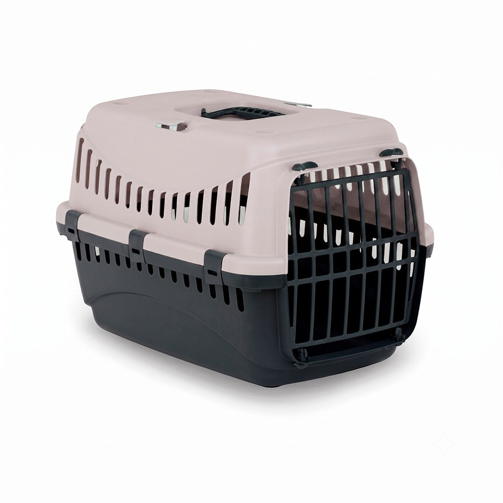 CAIXA DE TRANSPORTE PARA ANIMAIS DE ESTIMAÇÃO PEGASO PLUS, CORES SORTIDAS, 58 x 38 x 38 cm