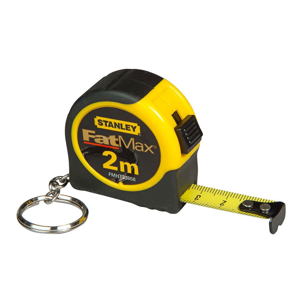 FITA MÉTRICA MINI COM CHAVEIRO EM CONTENTOR DE PLÁSTICO, 2 m x 13 mm