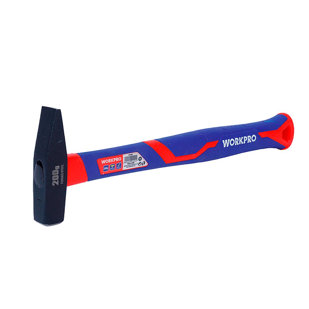 MARTELO DE MAQUINISTA COM CABO DE FIBRA DE VIDRO 300 g