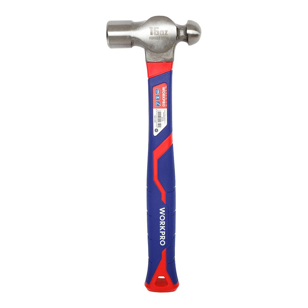 MARTELO DE BOLA COM CABO DE FIBRA DE VIDRO, 450 g