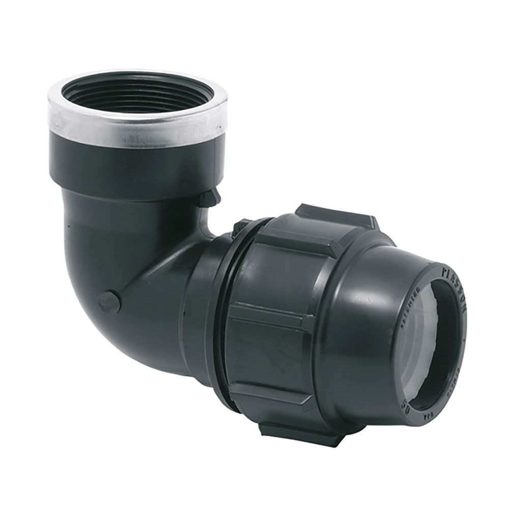 COTOVELO MISTO DE 90° POLIPROPILENO ROSCA FÊMEA 20 mm x ½ pol