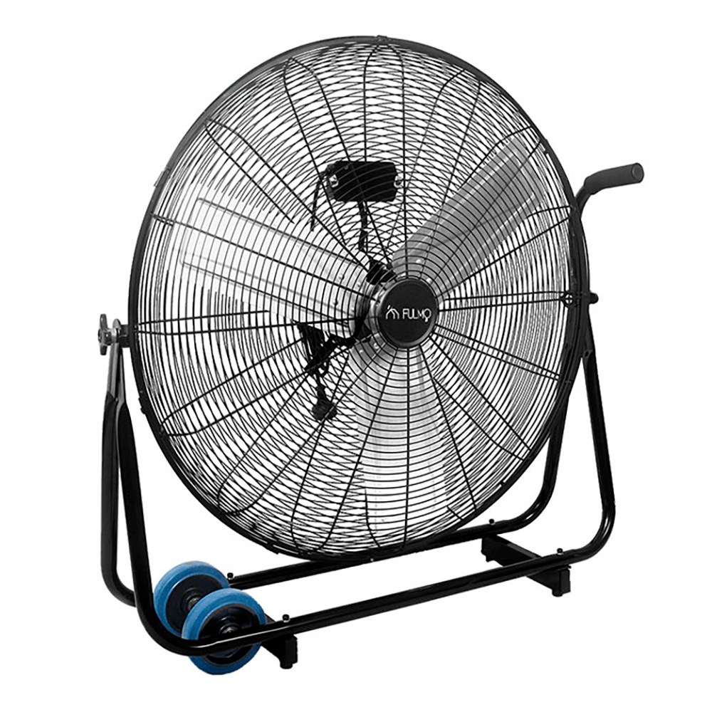 VENTILADOR INDUSTRIAL DE CHÃO SIROCO 180W, Ø70 cm, PRETO, 78,5 x 27 x 80 cm