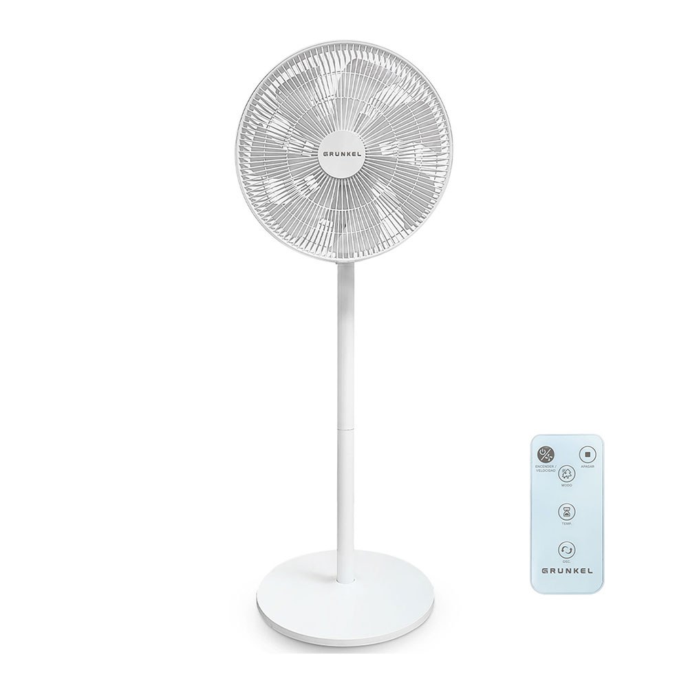 VENTILADOR DE COLUNA ULTRASSILENCIOSO FS-14 PR 30 W Ø35 cm, BRANCO, 38 x 38 x 111 cm