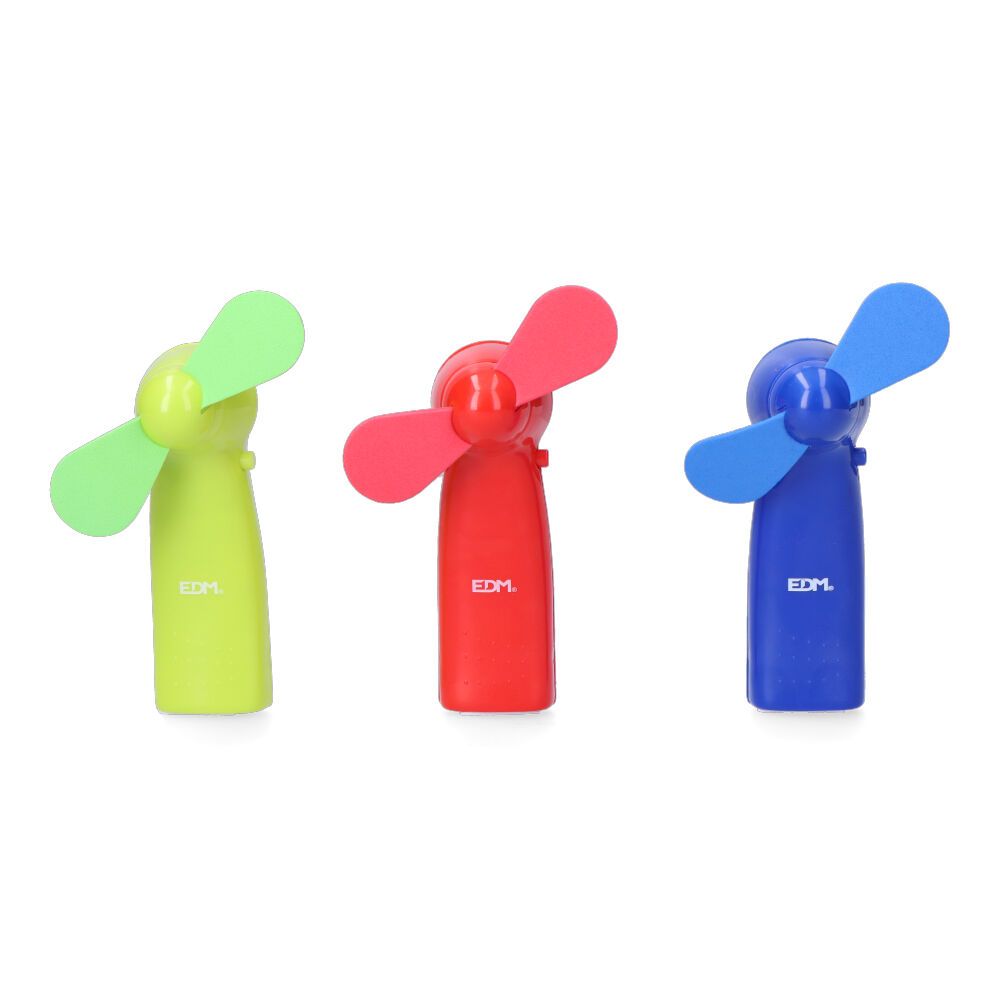 VENTOINHA A PILHAS "FUNNY COLORS" 2xAA (NÃO INCLUÍDAS) EDM CORES / MODELOS SORTIDOS