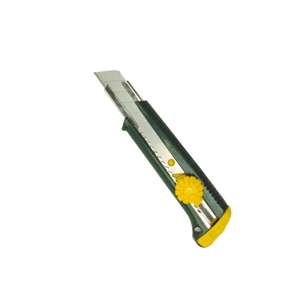 X-ATO DE PLÁSTICO COM FECHO DE RODA E LÂMINA DE 18 mm