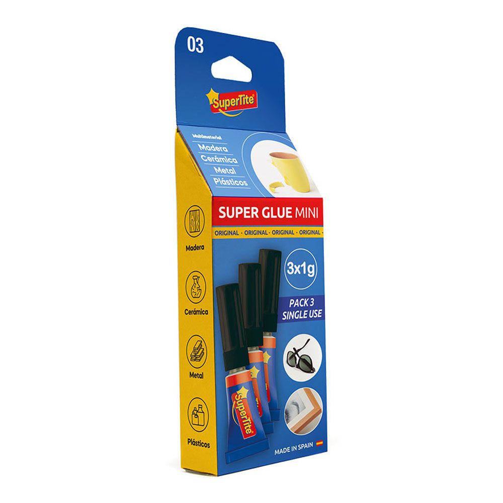 ADESIVO INSTANTÂNEO BLÍSTER 3 x 1 g