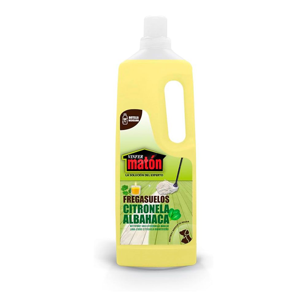 LAVA TUDO INSETICIDA AROMA CITRONELA E MANJERICÃO 1 L