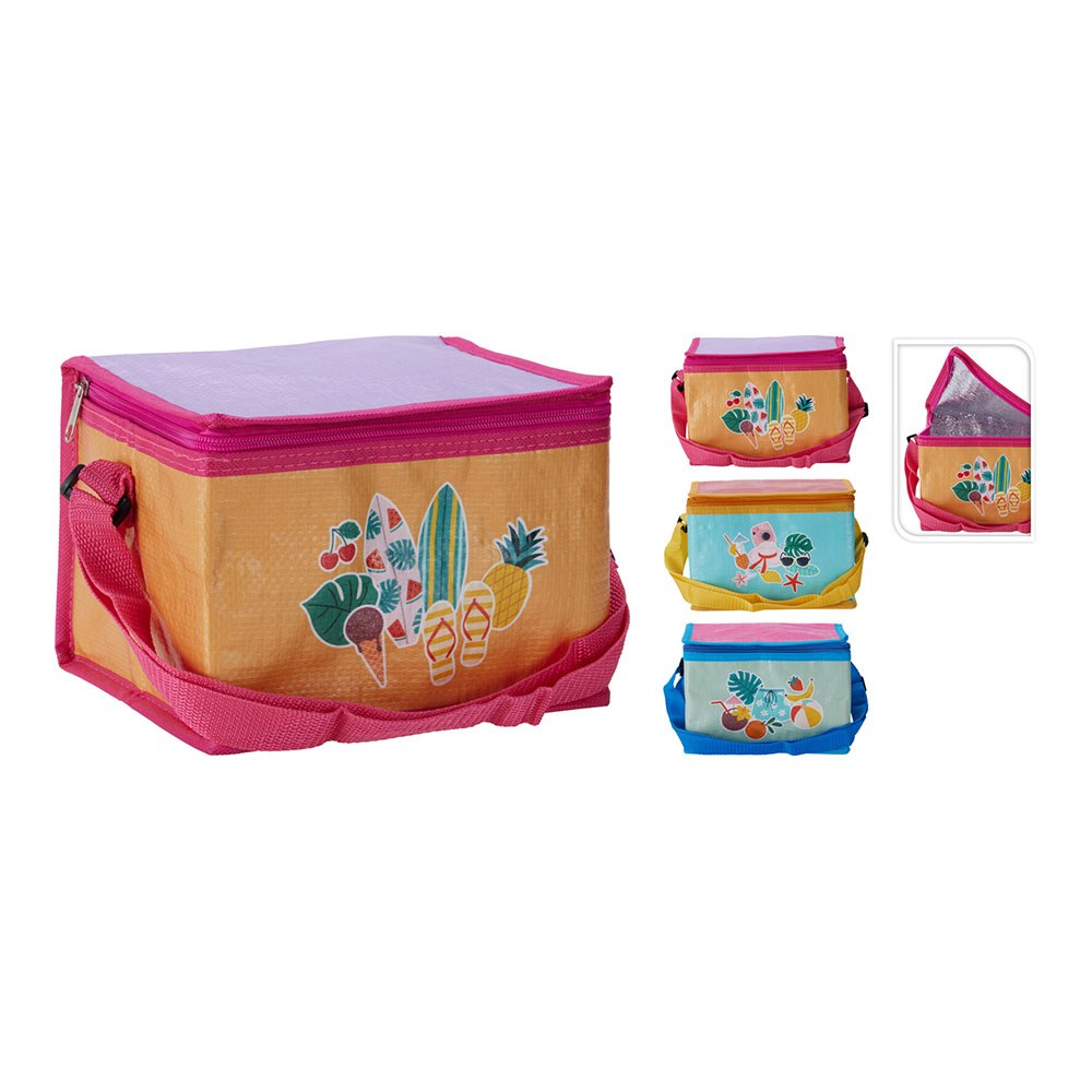 BOLSA TÉRMICA DE 4 l, MODELOS VARIADOS, 21,5 x 15 x 15 cm