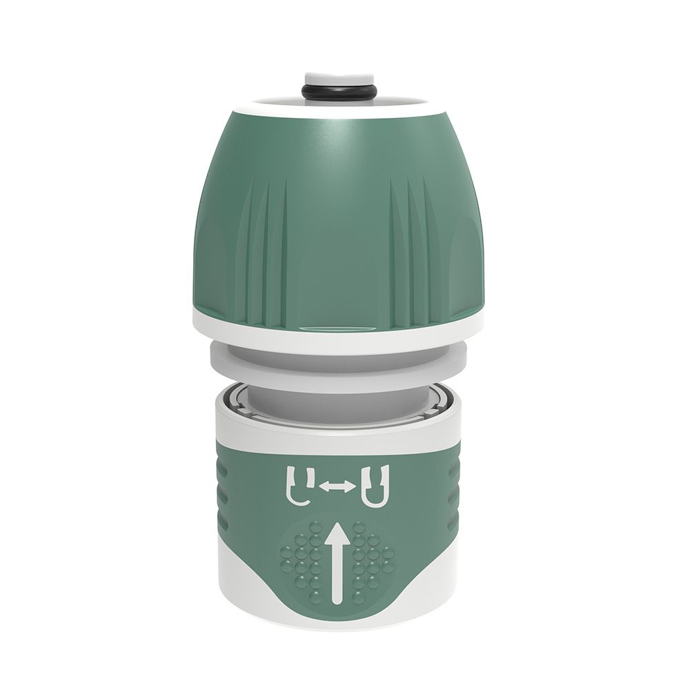 CONECTOR RÁPIDO UNIVERSAL PARA MANGUEIRA COM PARADA AUTOMÁTICA, ½ pol - 5/8 pol, BLISTER