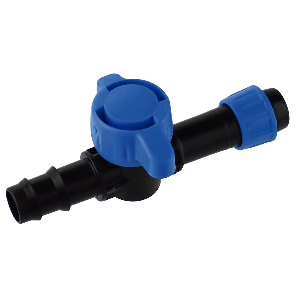 VÁLVULA DE TUBO Ø16 mm A FITA Ø16 mm CLICK, BLÍSTER 3 un