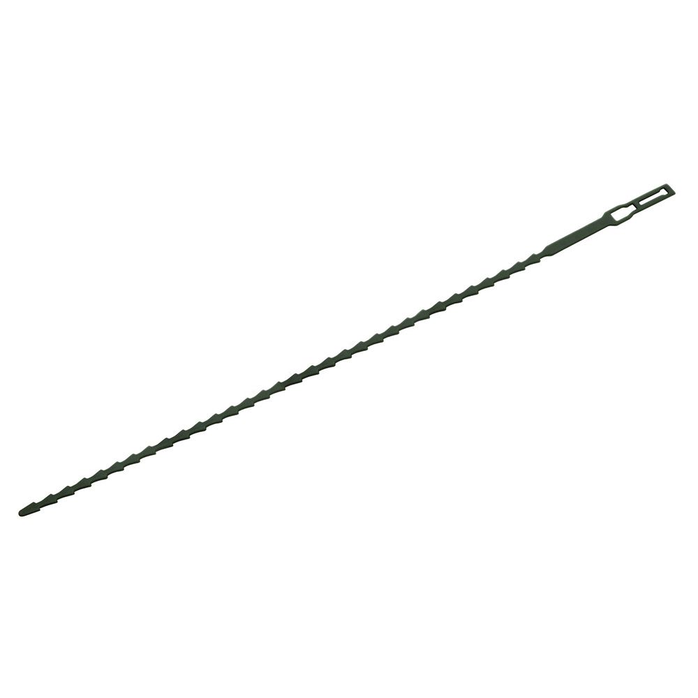 ABRAÇADEIRAS REUTILIZÁVEIS E AJUSTÁVEIS, COR VERDE, 33,5 cm, BLÍSTER 12 un
