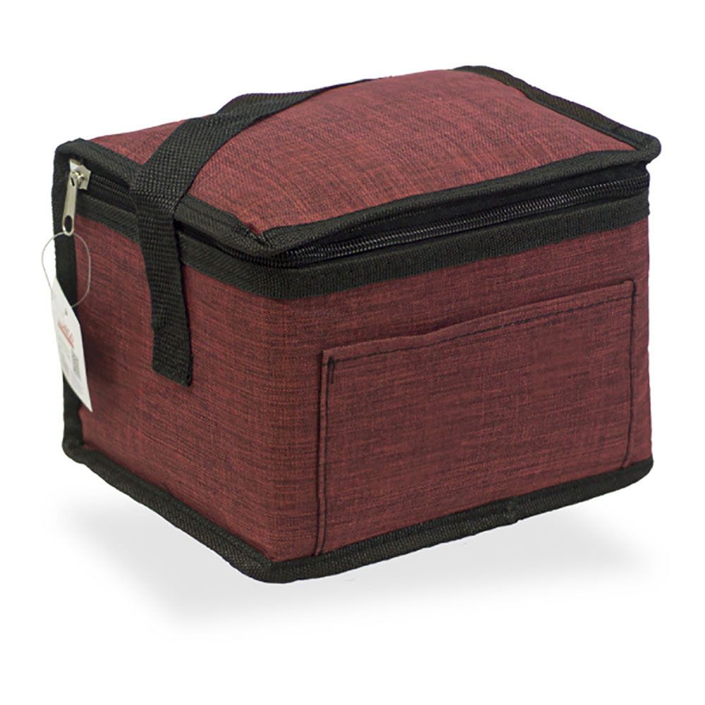 BOLSA TÉRMICA 4,5 l DESIGN TEXAN GARNET COM ALÇA, 20 x 15 x 15 cm