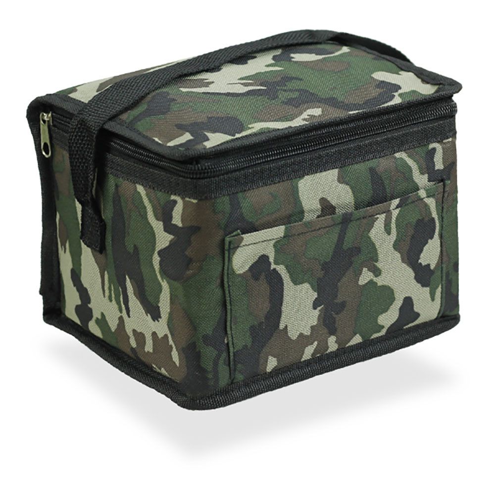 BOLSA TÉRMICA 4,5 l DESIGN CAMUFLADO COM PEGA. 20 x 15 x 15 cm