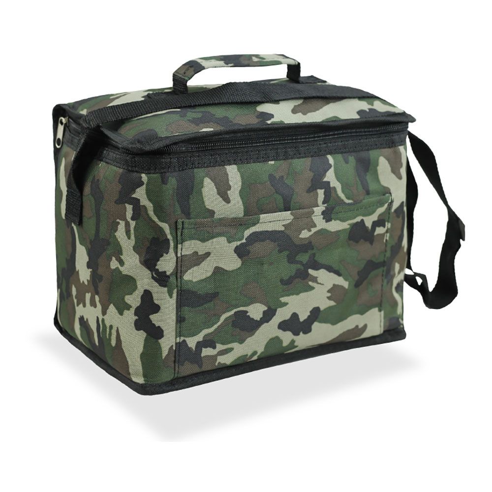 BOLSA TÉRMICA DESIGN CAMUFLADO COM PEGA 10L