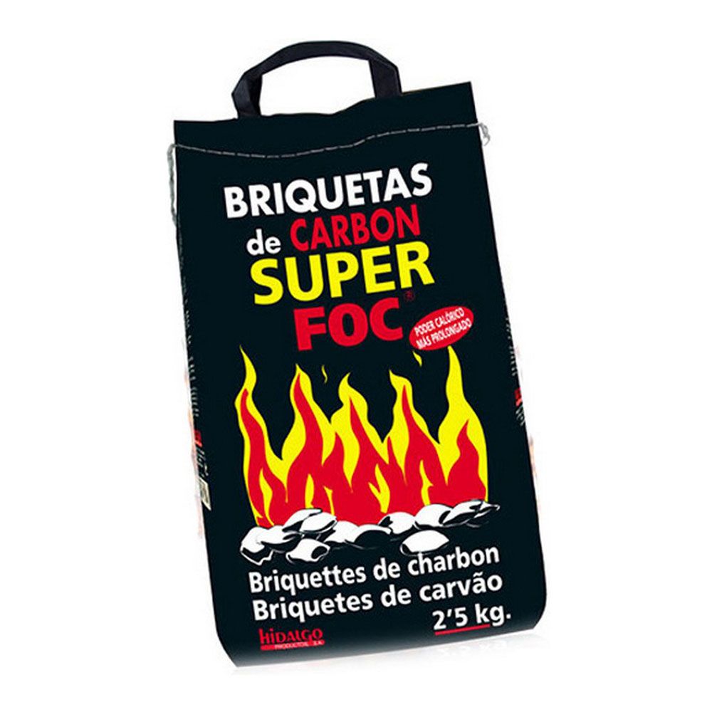 BRIQUETES DE CARVÃO VEGETAL 2,5 kg