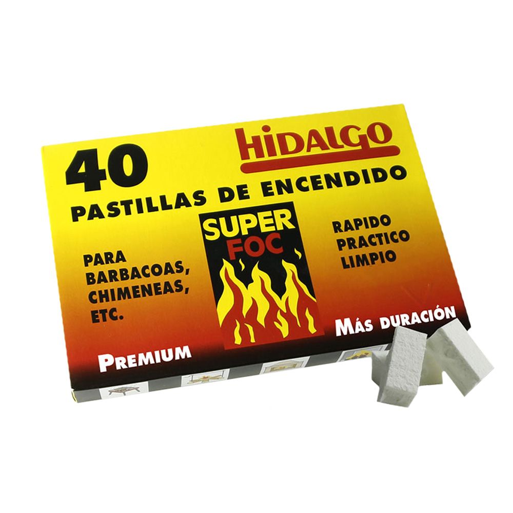 PASTILHAS DE ACENDIMENTO DE FOGO, 40 un