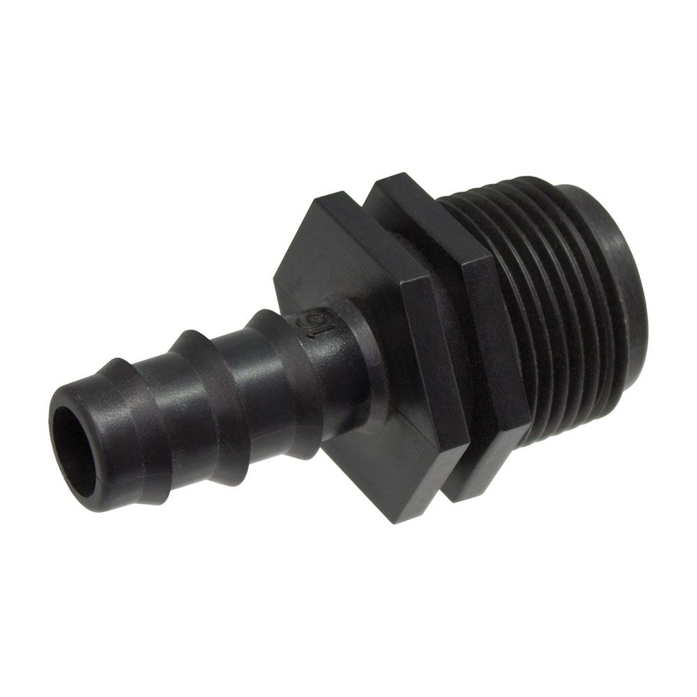 ADAPTADOR MACHO PARA TUBO DE Ø16 mm COM ROSCA DE ½ pol