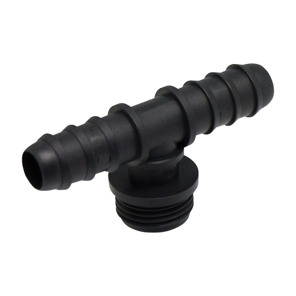 CONEXÃO T MISTA PARA TUBOS DE Ø16 mm COM ROSCA DE ½ pol, 3 uts
