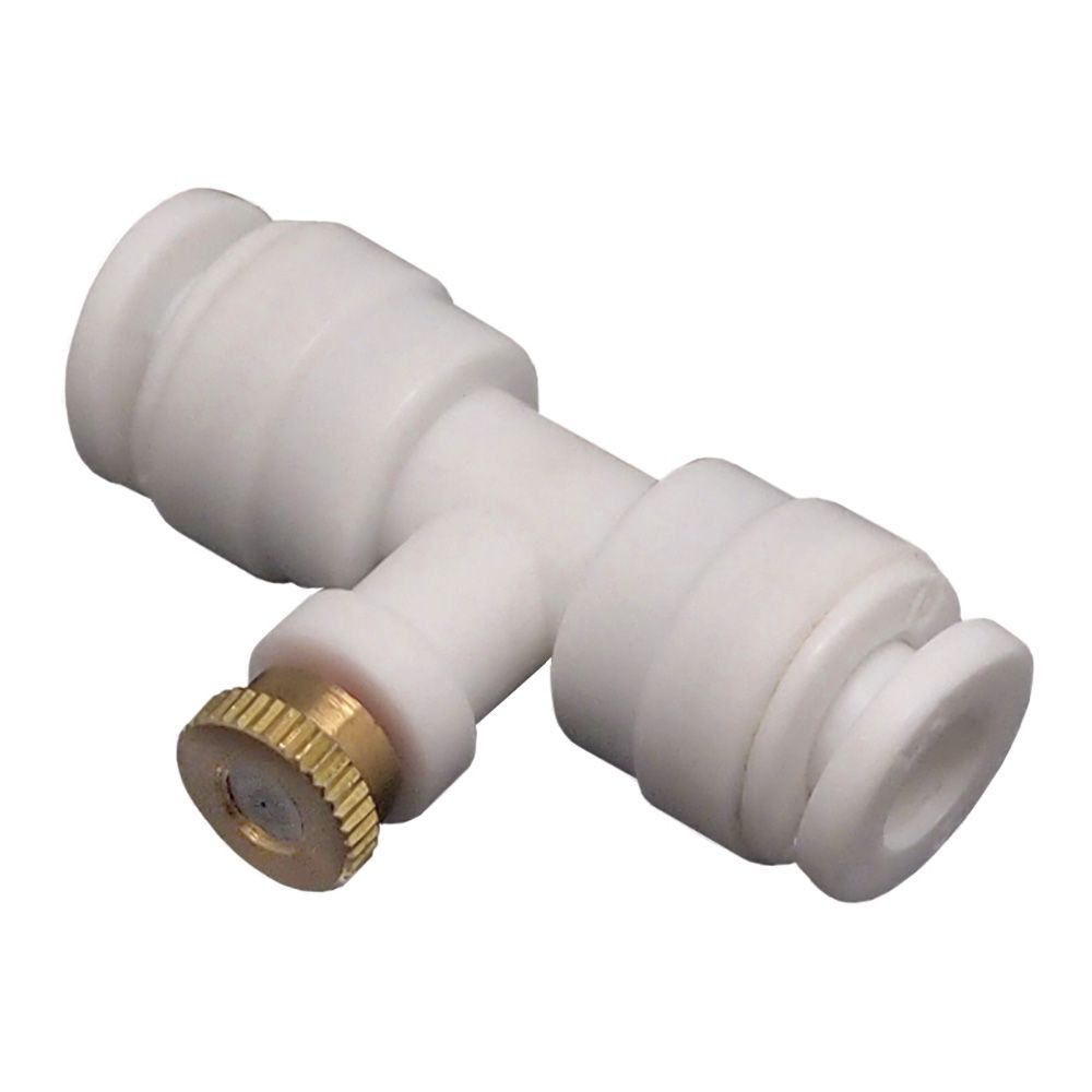 CONECTOR T DE POLIETILENO DE ¼ pol COM BOCAL