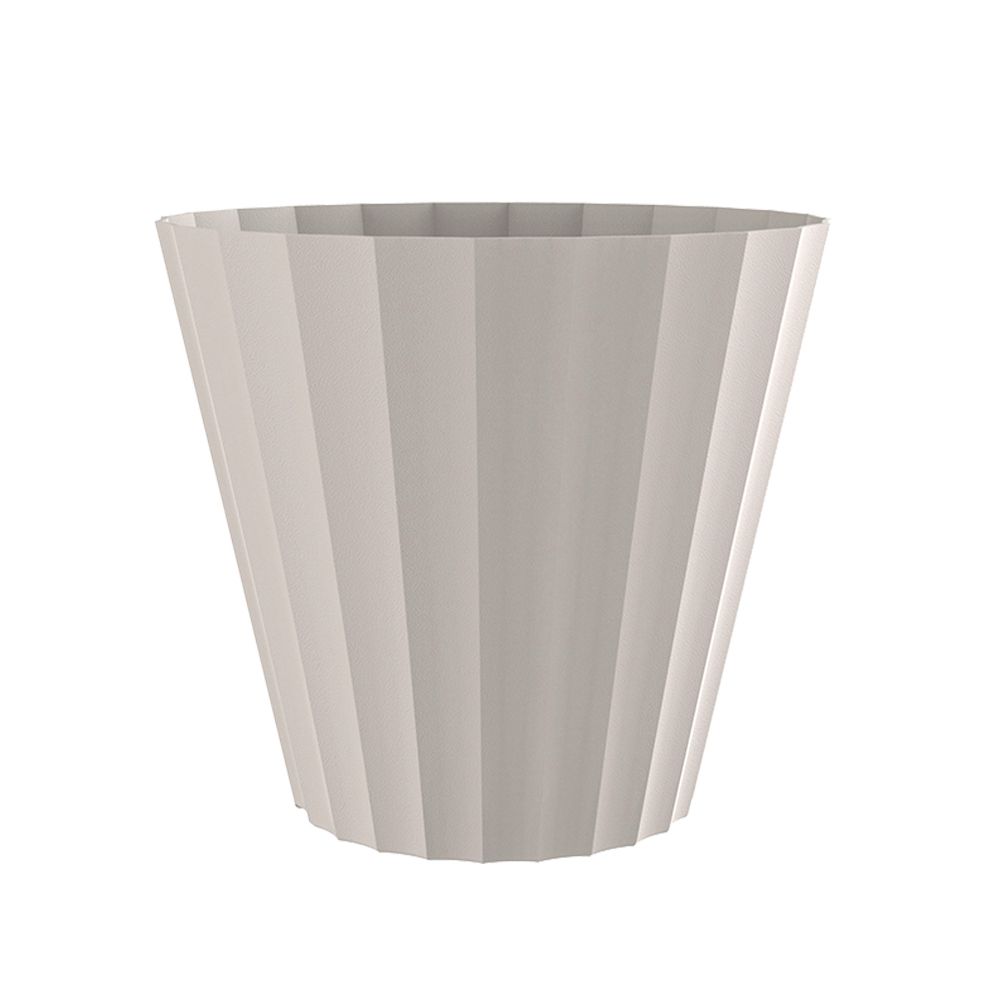 VASO DÓRICO MOLDADO POR INJEÇÃO, COR NATURAL, Ø26 x 23 cm