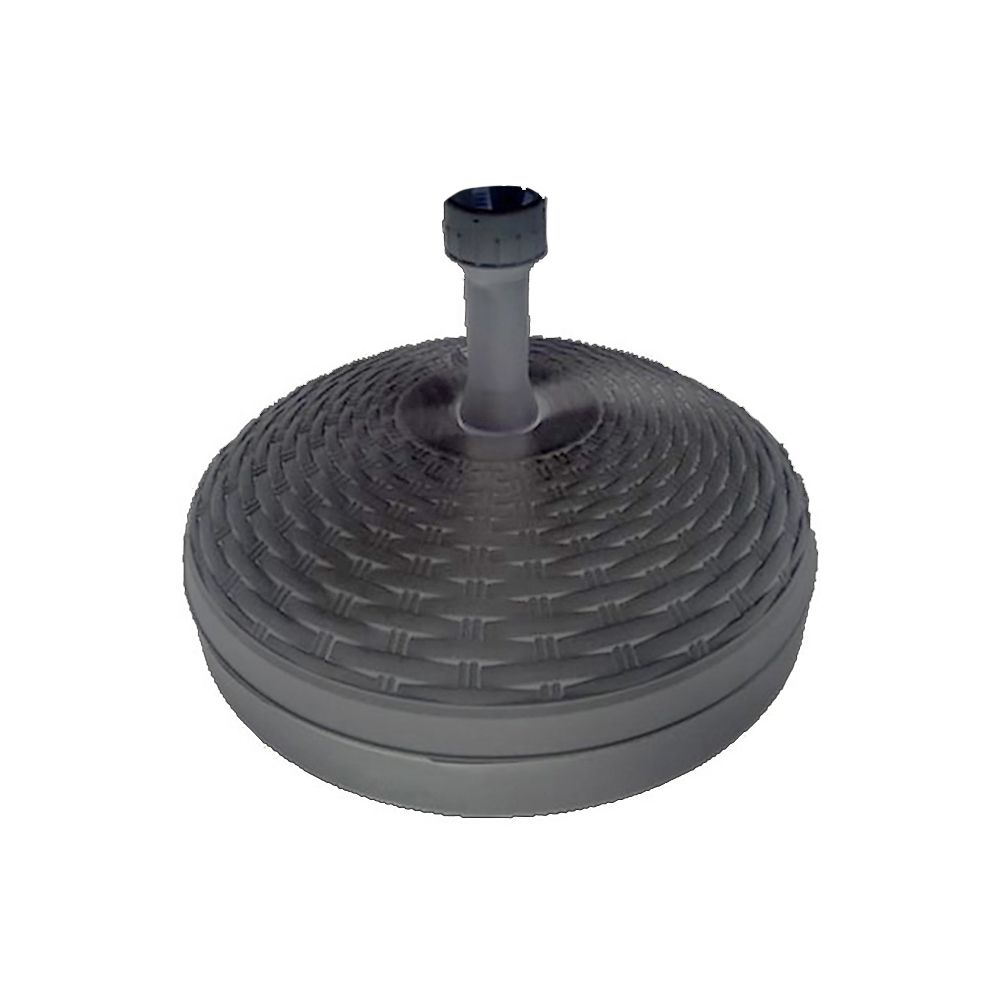 BASE PARA CHAPÉU-DE-SOL 20 L COR: PRETO Ø46x15cm IPAE PROGARDEN