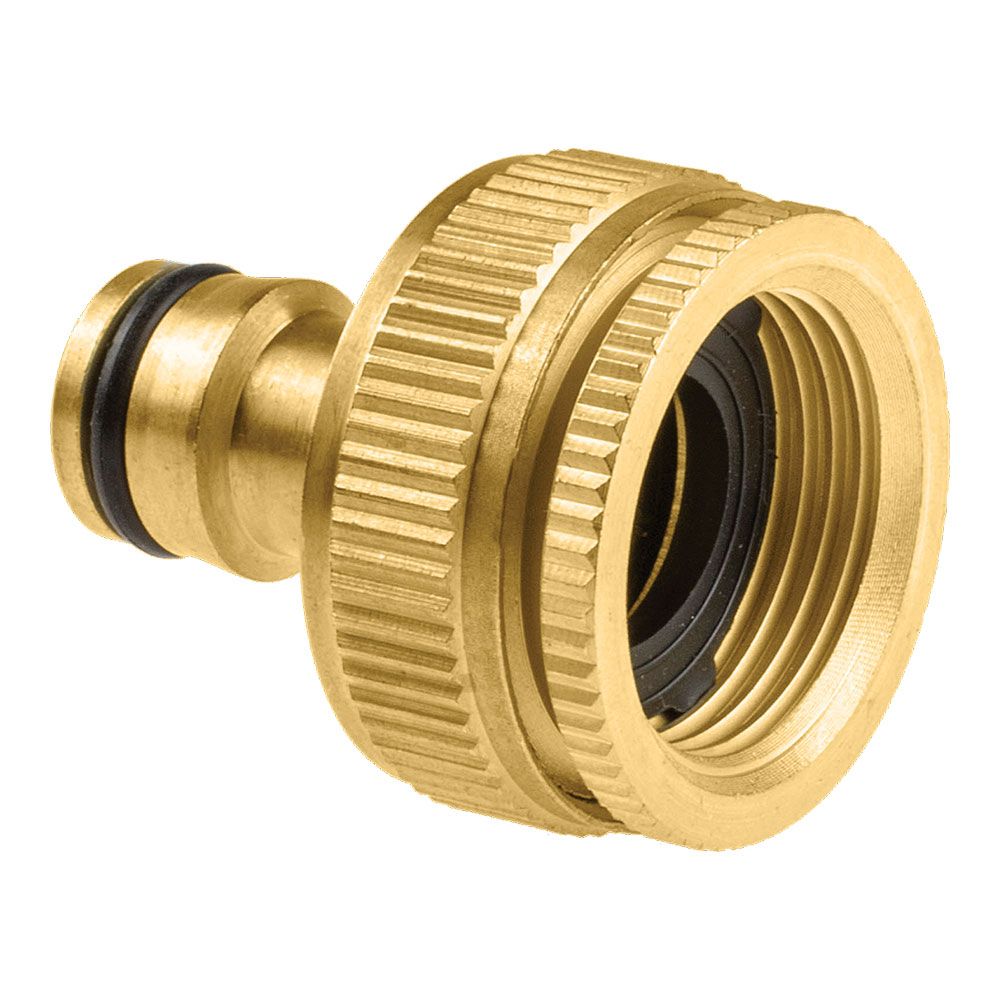 CONECTOR FÊMEA ROSCADO DE LATÃO, 6 bar, ¾ pol - 1 pol, BLISTER