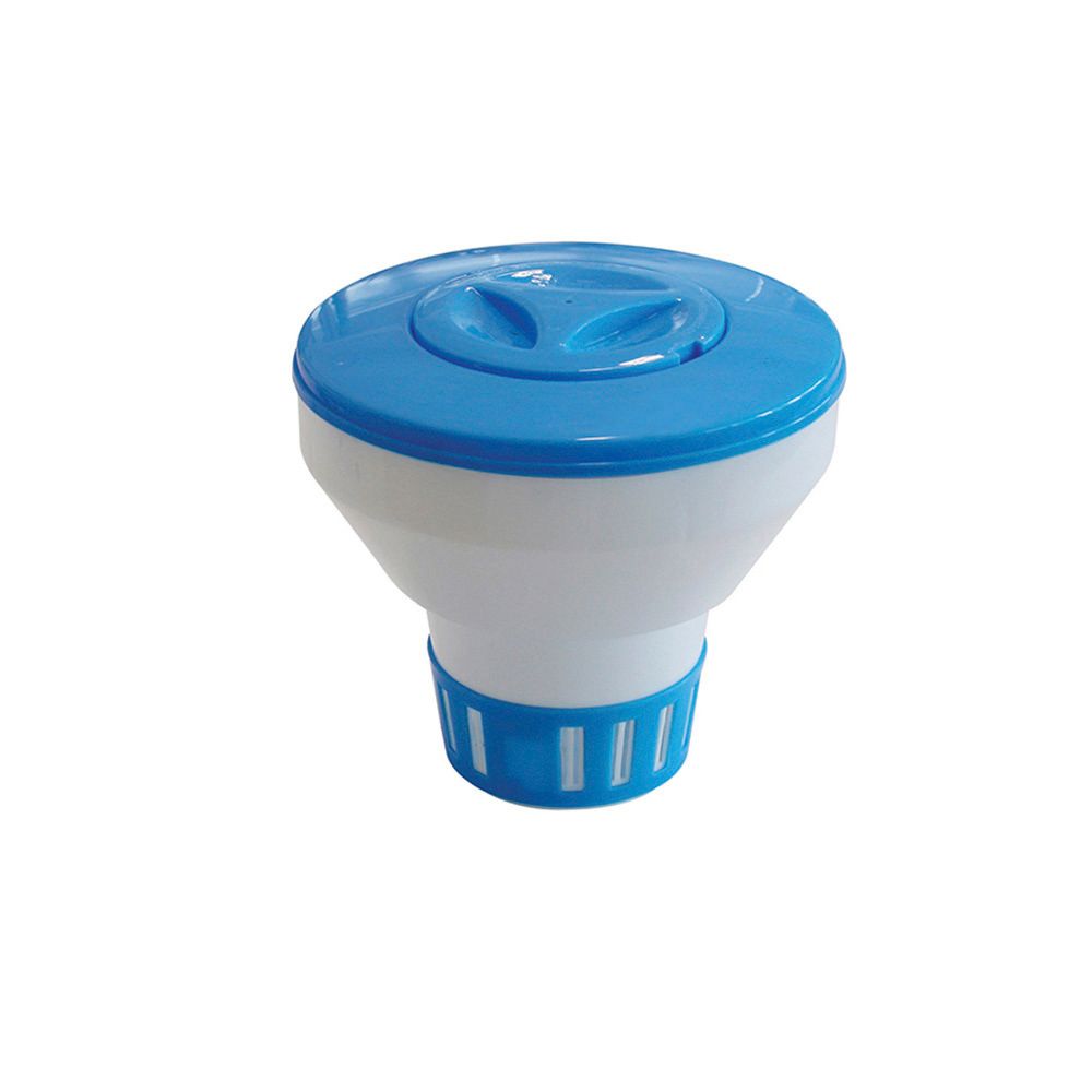 DISPENSADOR FLUTUANTE PARA PRODUTOS QUÍMICOS EM COMPRIMIDOS OU GRÂNULOS, Ø13 x 13 cm