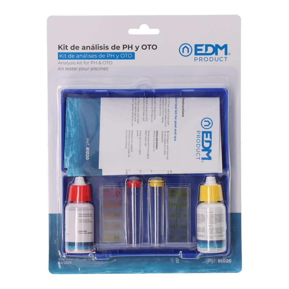 KIT DE ANÁLISE DE PH E OTO