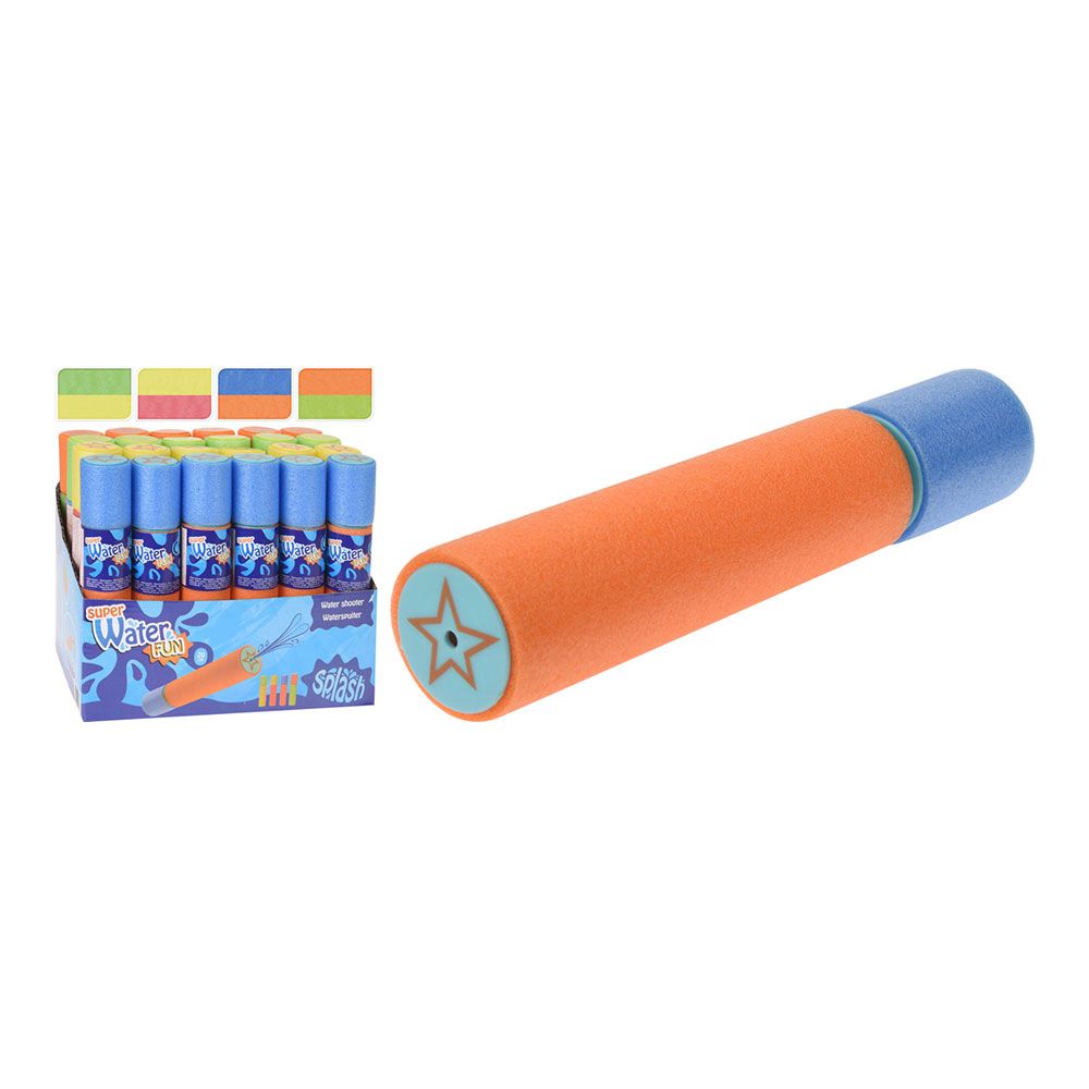 TUBO LANÇA ÁGUA 20cm CORES SORTIDAS