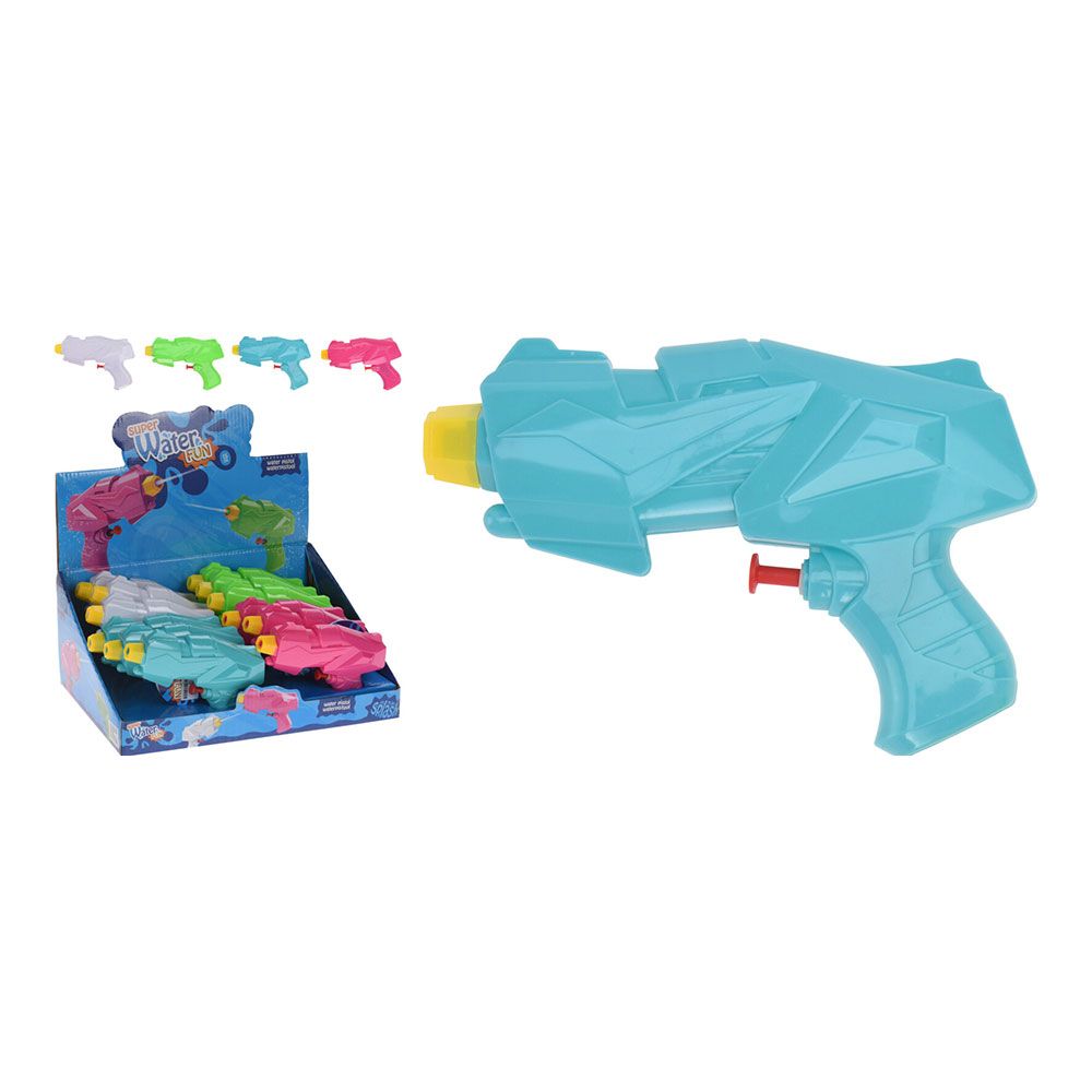 PISTOLA DE ÁGUA 15cm CORES SORTIDAS