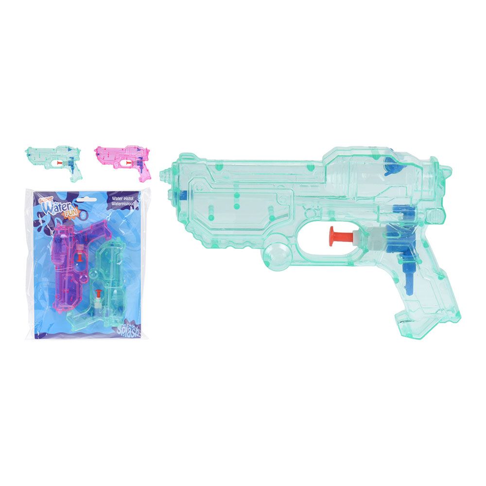 KIT DE 2 PISTOLAS DE ÁGUA 15cm 2 CORES