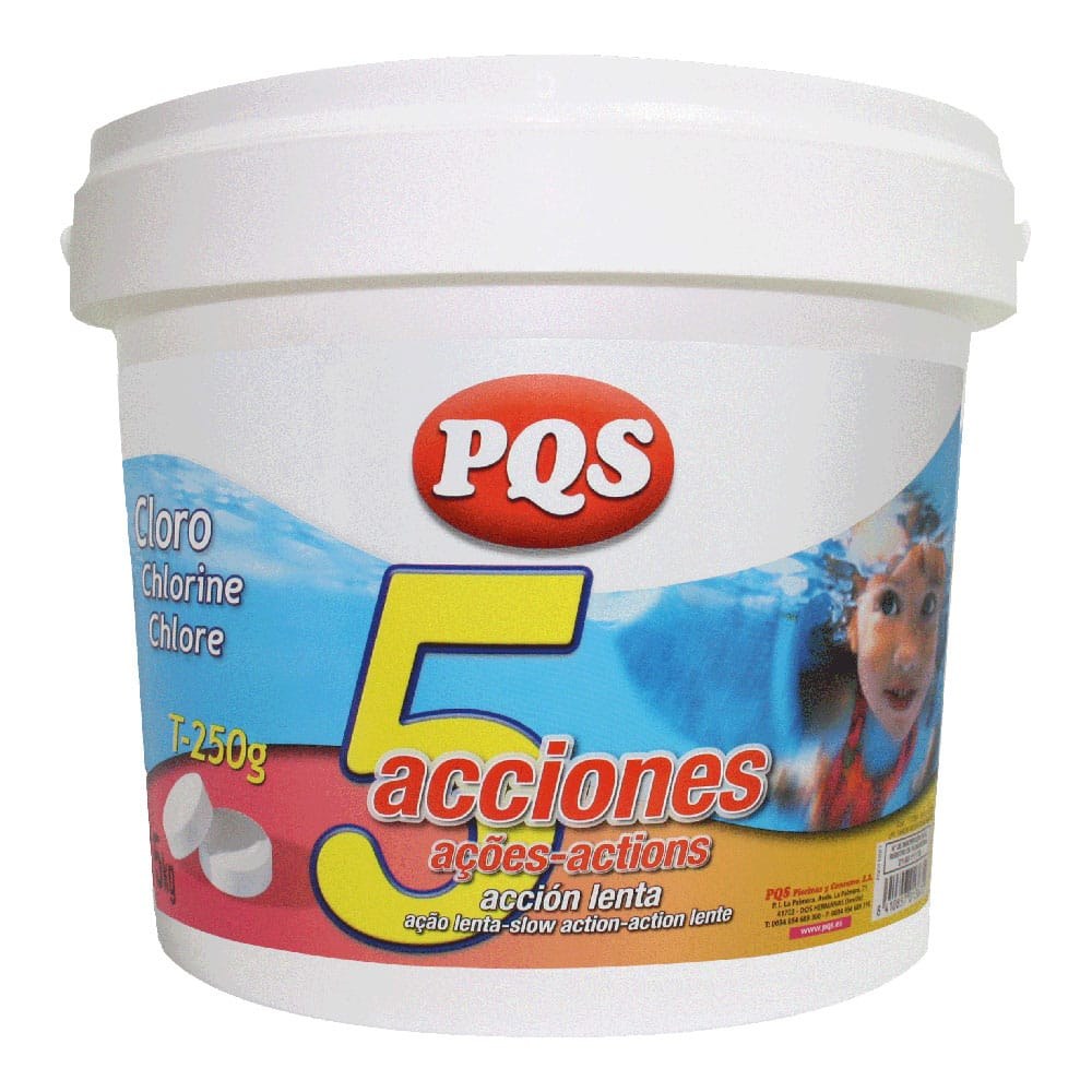 CLORO 5 AÇÕES TABLETES, 5 kg