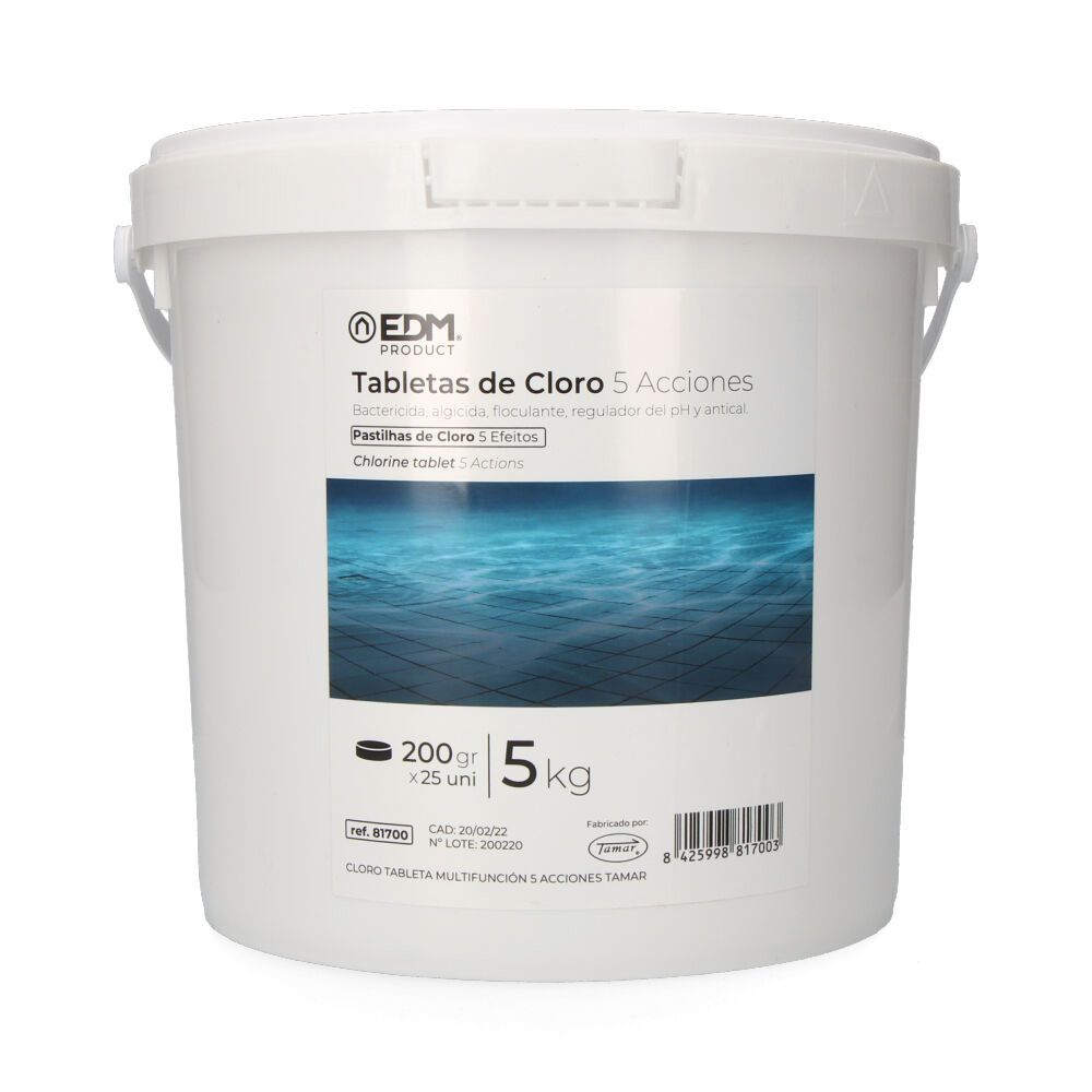 CLORO 5 ACÕES TABLETE 5 kg