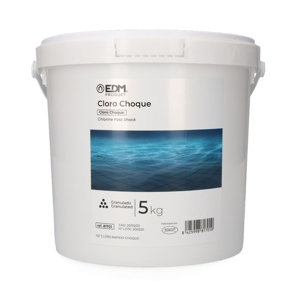 CLORO GRANULADO DE CHOQUE, 5 kg