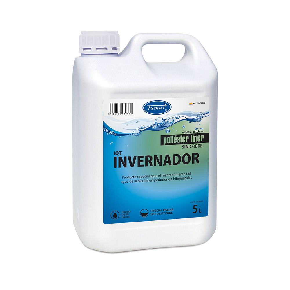 SOLUÇÃO ESPECIAL PARA PISCINAS COM REVESTIMENTO DE POLIÉSTER, FRASCO DE 5 L
