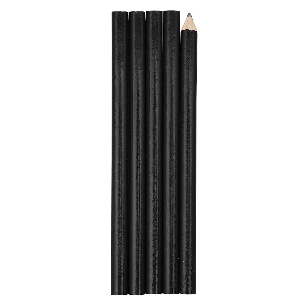 LÁPIS DE CARPINTEIRO PRETO 174 mm, CAIXA DE 5 uds
