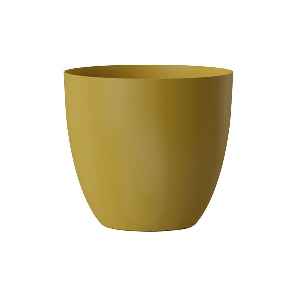 VASO DE FLORES DE PLÁSTICO DOURADO Ø18 cm