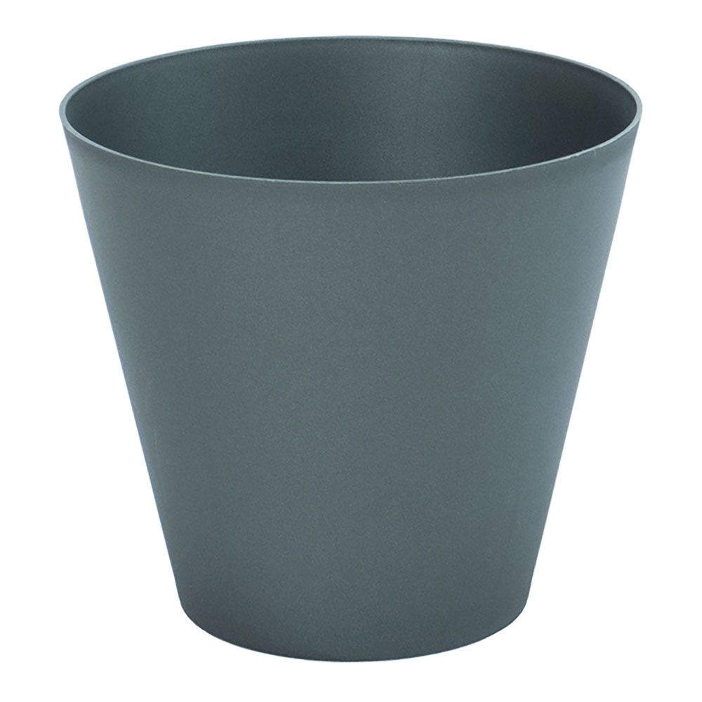 VASO TIPO CONE DE INJEÇÃO COR ANTRACITA Ø32 cm