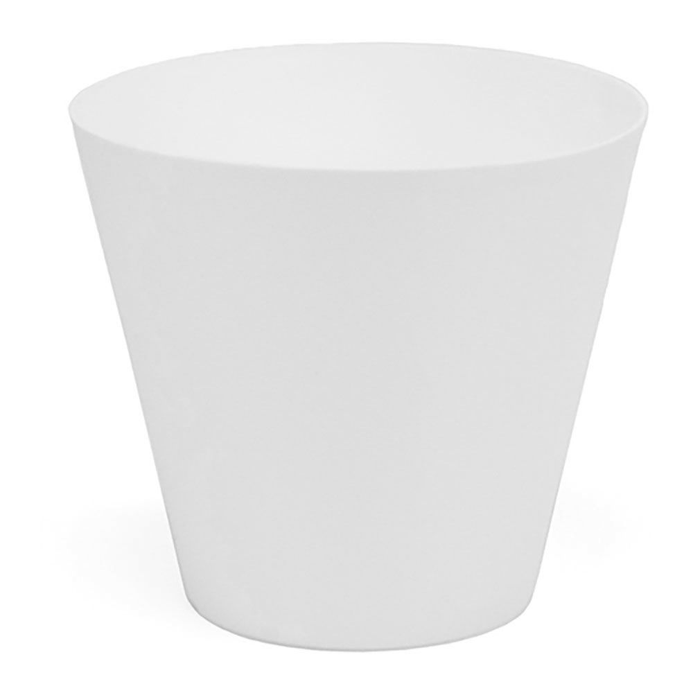 VASO TIPO CONE DE INJEÇÃO COR BRANCO Ø22 cm
