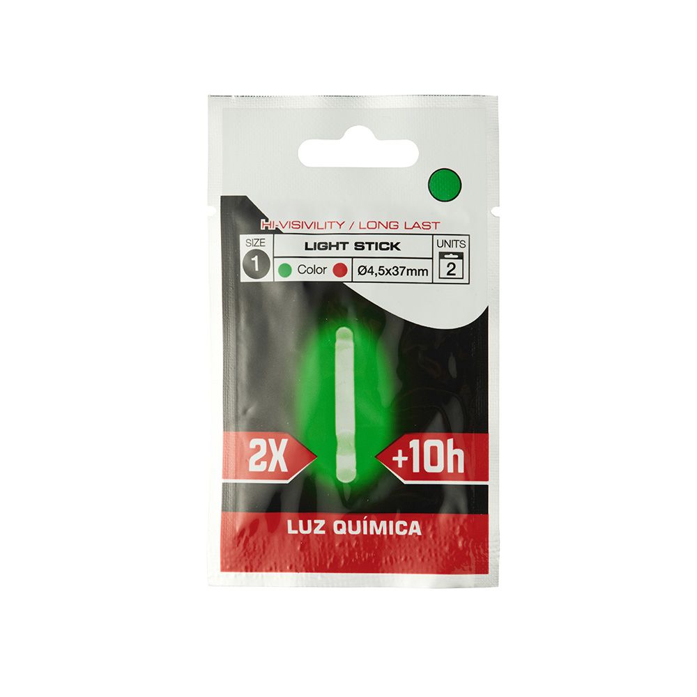VERME FLUTUANTE LUMINOSO PARA ROD TOE Ø4,5 x 37 mm, 2 uds