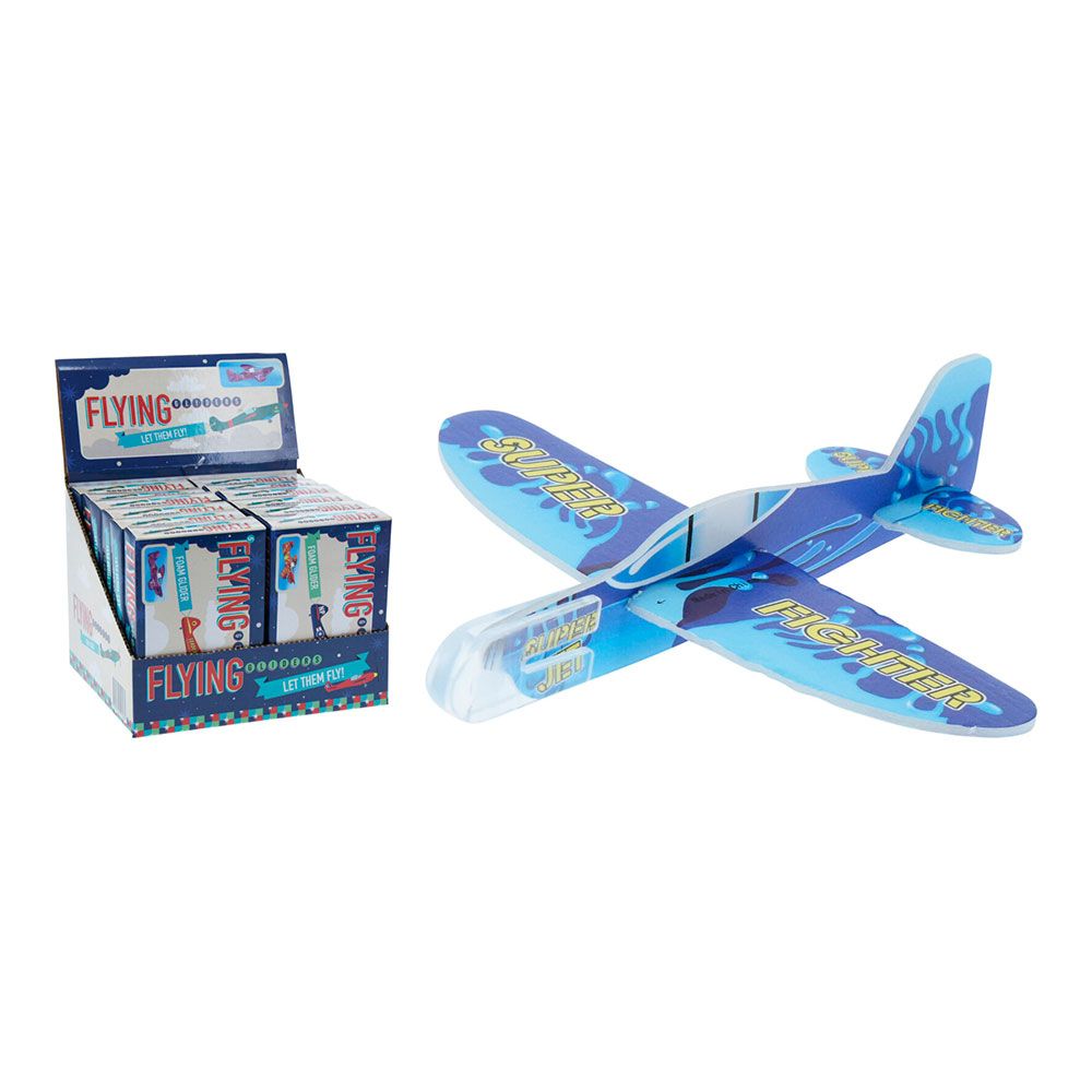 AVIÃO PLANADOR DE ESPUMA 9 x 6 x 2,5 cm CORES SORTIDAS, 5 uds