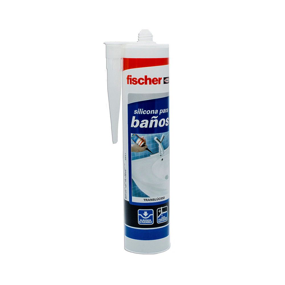 SILICONE PARA SANITÁRIOS TRANSPARENTE 300 ml