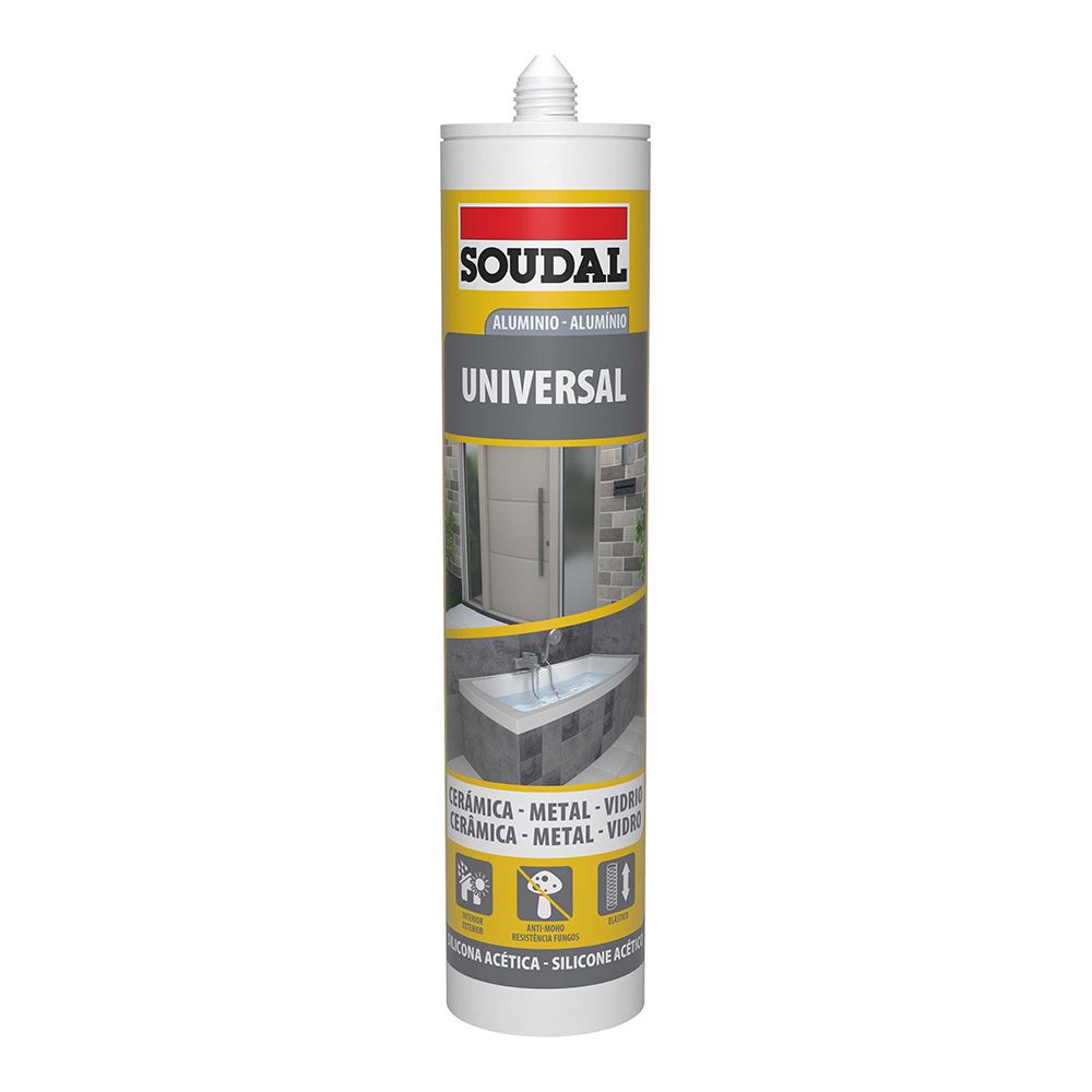 SILICONE UNIVERSAL  ALUMINIO 280 ml