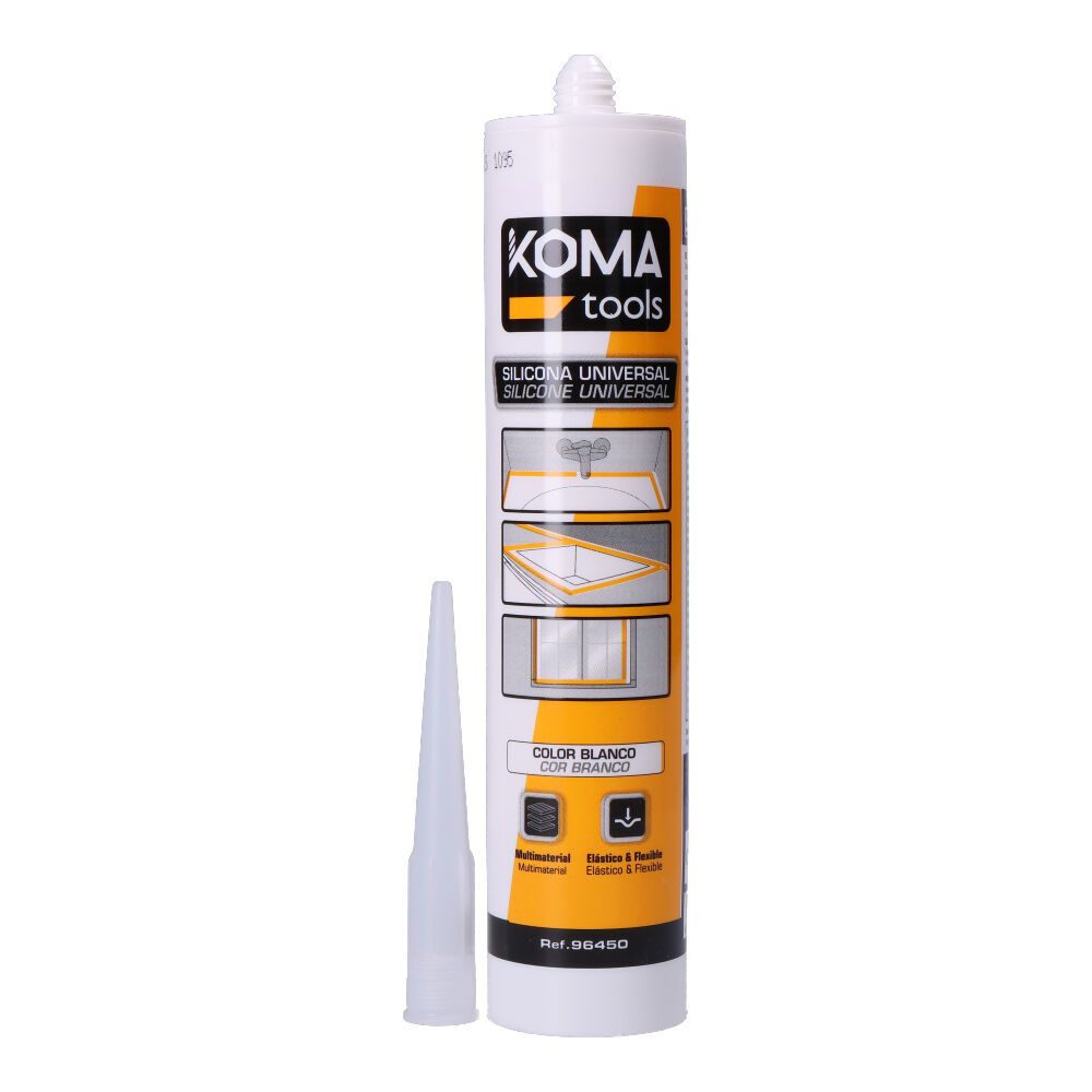 SILICONE UNIVERSAL BRANCO ACÉTICO CONTRA FUNGOS 280 ml