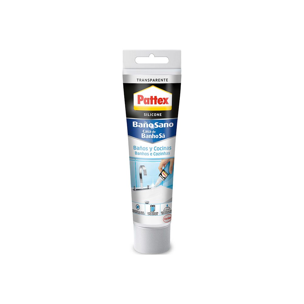 SILICONE CASA DE BANHO E COZINHAS TRANSPARENTE 50 ml
